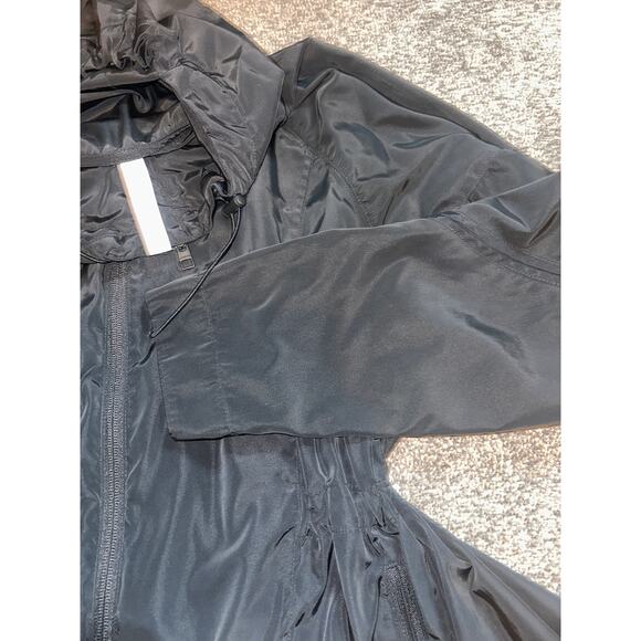Athleta Solar Wind & Rain Anorak Jacket, Black SIZE large - Picture 4 of 4